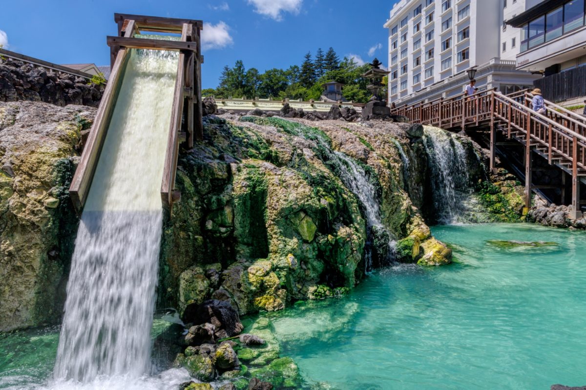 Kusatsu onsen yubatake