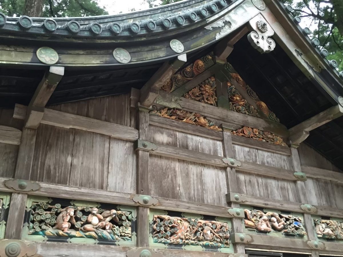 Nikko toshogu monkey
