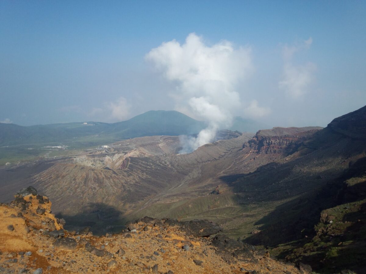 Mt.Aso volcano