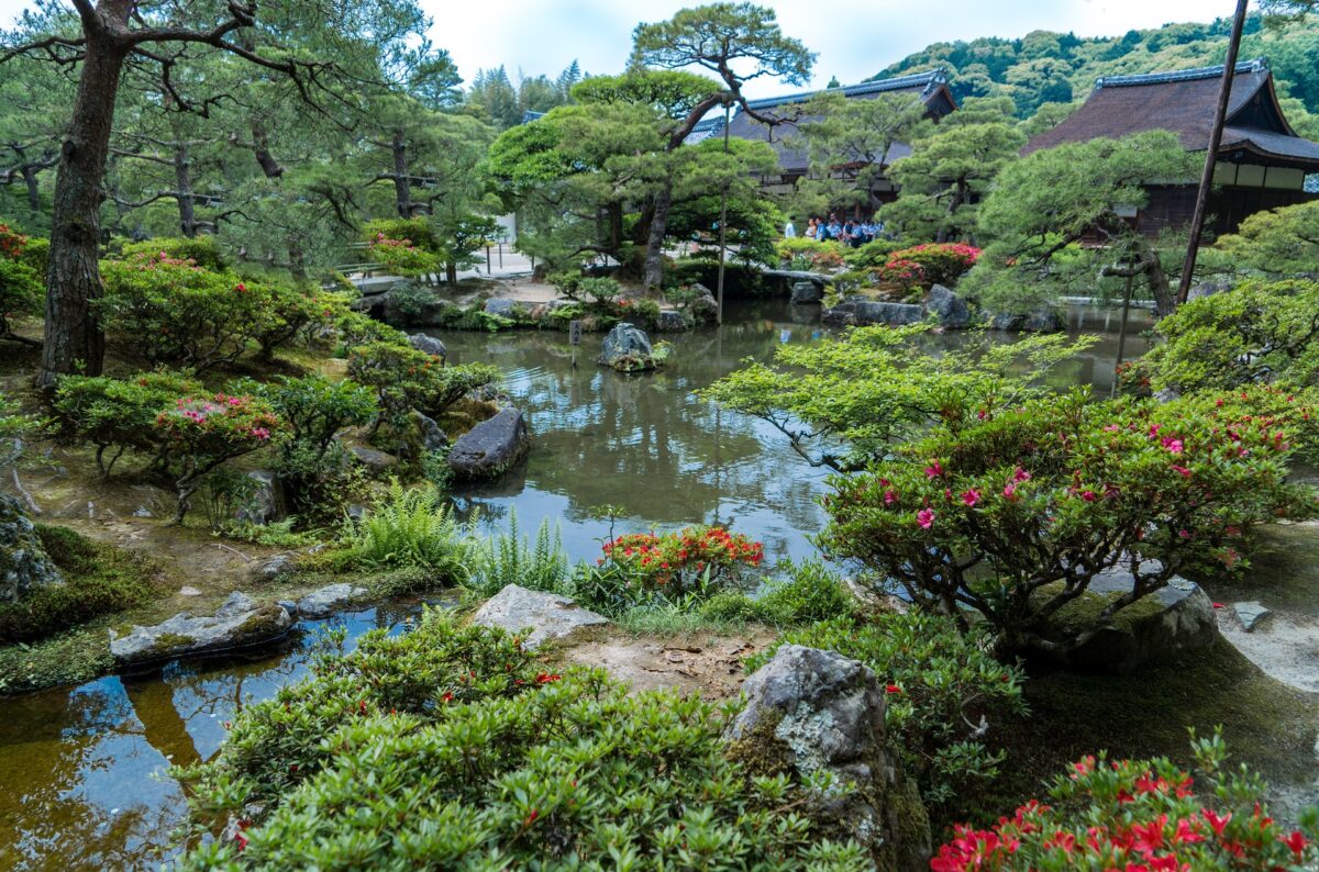 ginkaku-ji gardens