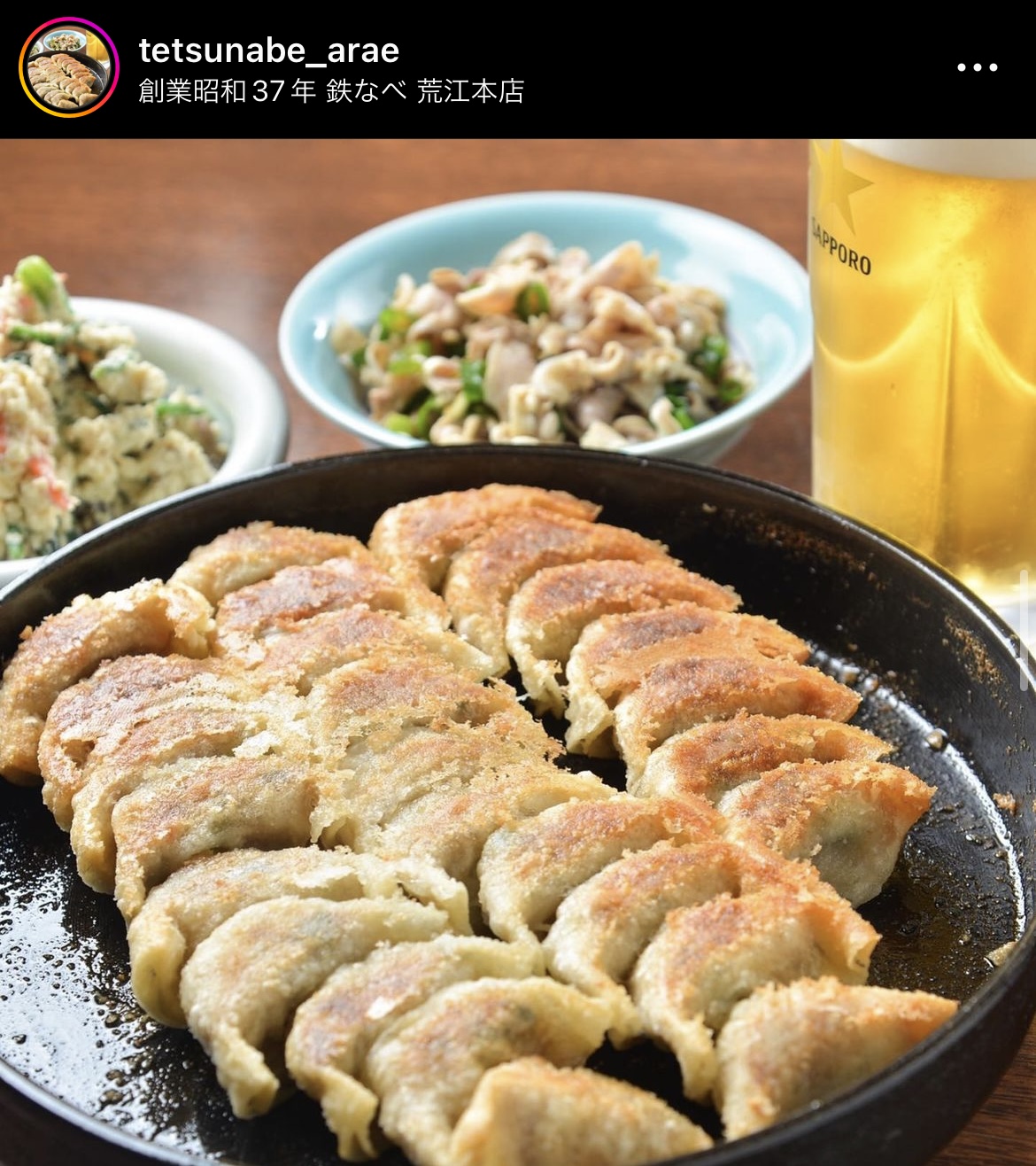 Tetsunabe gyoza