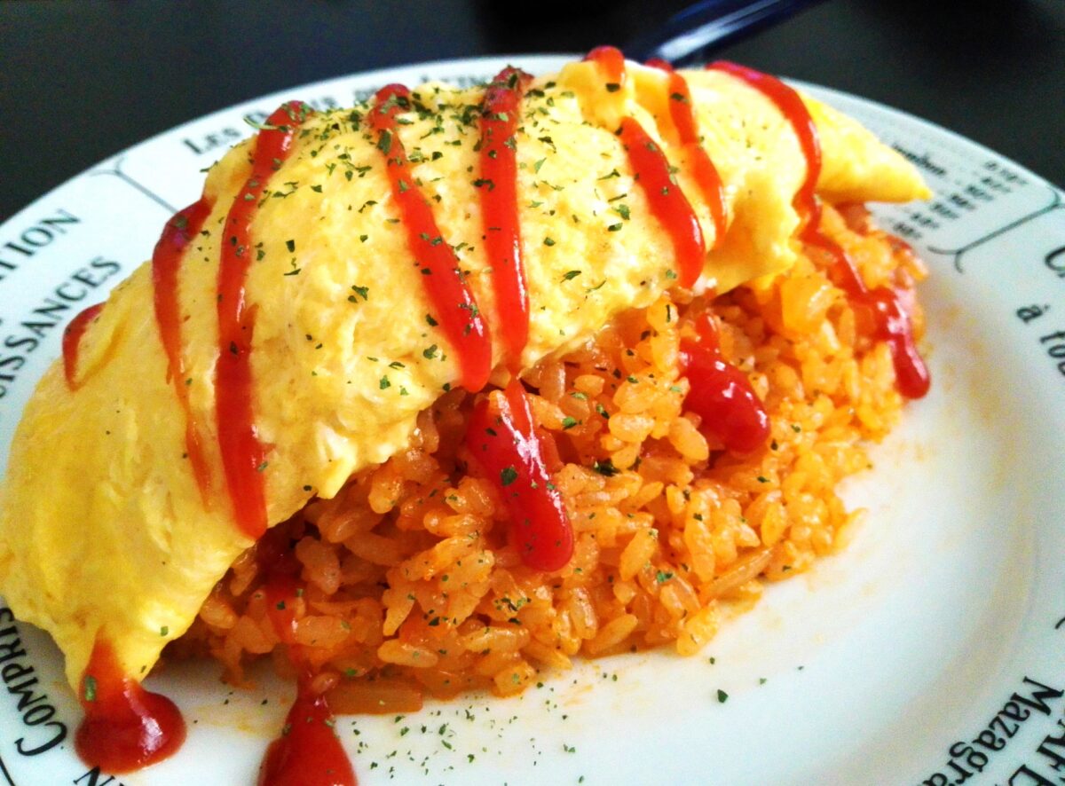 Omlet rice