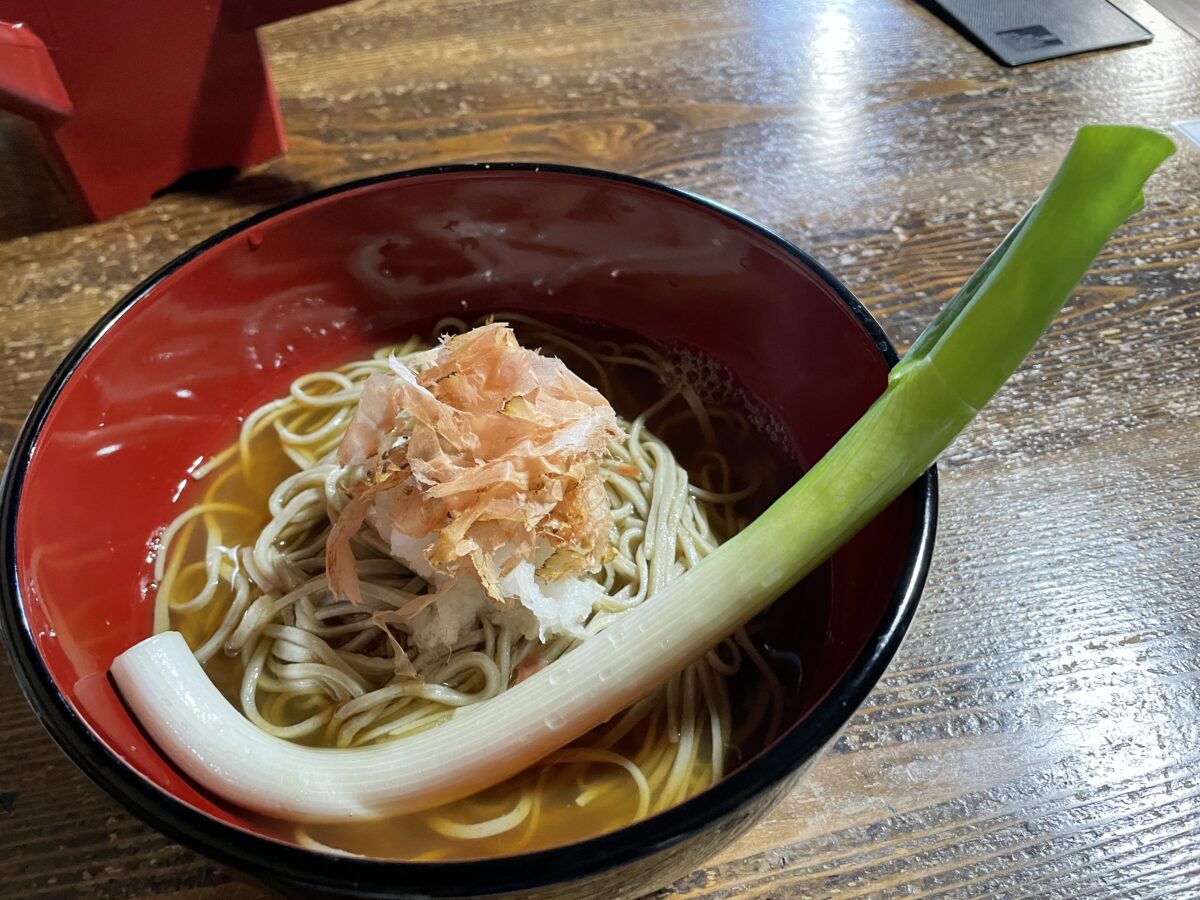 Green onion soba